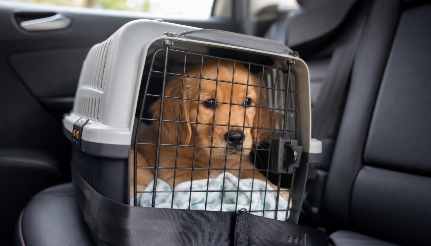 Transporter un chiot stressé : erreurs courantes et solutions apaisantes